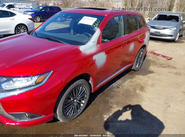 JA4J2VA77MZ000581 2021 MITSUBISHI OUTLANDER PHEV Red წინა ხედი