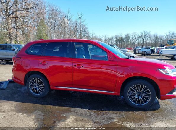 JA4J2VA77MZ000581 2021 MITSUBISHI OUTLANDER PHEV Red უკანა სალონის ხედი