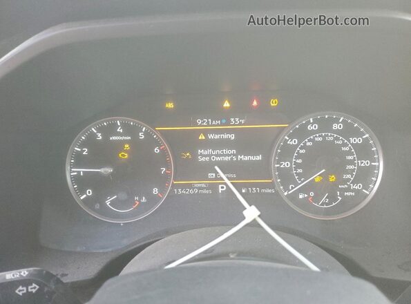 JA4J4TA88NZ019486 2022 MITSUBISHI OUTLANDER Белый Вид щитка приборов
