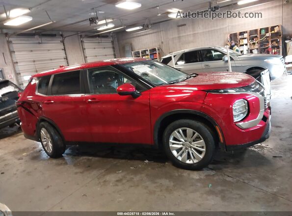 JA4J4UA82SZ023907 2025 MITSUBISHI OUTLANDER Red უკანა სალონის ხედი