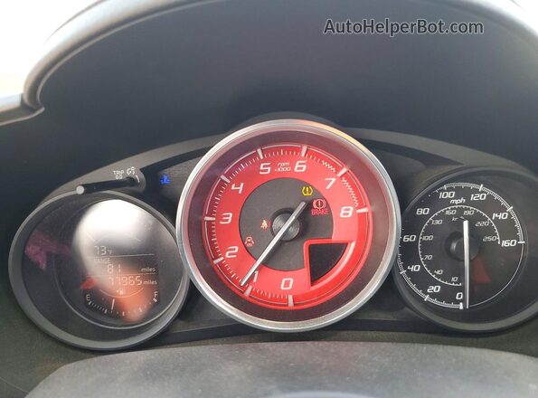 JC1NFAEK2J0136410 2018 FIAT 124 Silver Вид щитка приладів