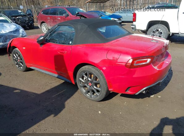 JC1NFAEK4H0118145 2017 FIAT 124 SPIDER Red Հետևի ձախ