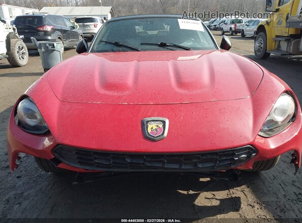 JC1NFAEK4H0118145 2017 FIAT 124 SPIDER Red Սարքավորումների վահանակի տեսք