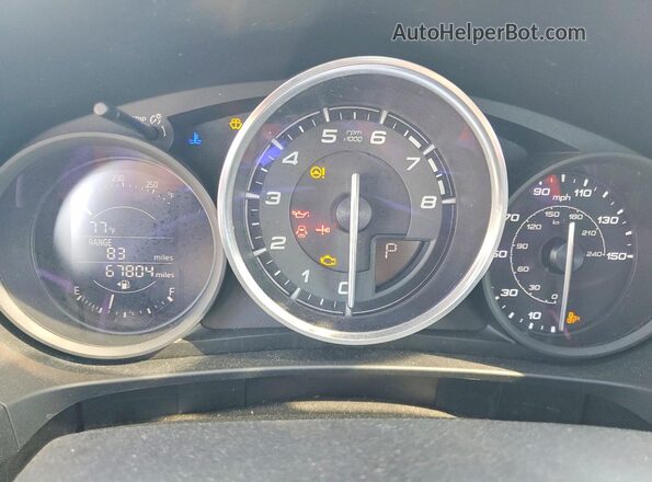JC1NFAEK4H0127542 2017 FIAT 124 White Instrument cluster view