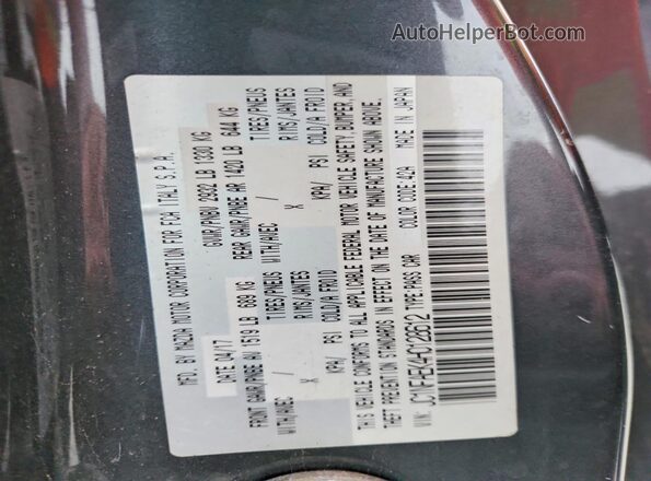 JC1NFAEK4H0128612 2017 FIAT 124 Угольный Вид наклейки с VIN-кодом