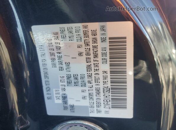 JC1NFAEKXH0109224 2017 FIAT 124 Черный Вид наклейки с VIN-кодом