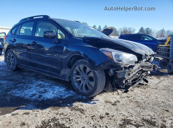 JF1GPAP6XG8201383 2016 SUBARU IMPREZA Black წინა მარჯვენა