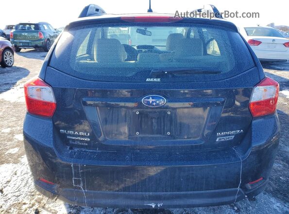 JF1GPAP6XG8201383 2016 SUBARU IMPREZA Black უკანა ხედი