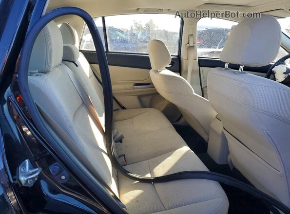 JF1GPAP6XG8201383 2016 SUBARU IMPREZA Black უკანა სავარძლების ხედი