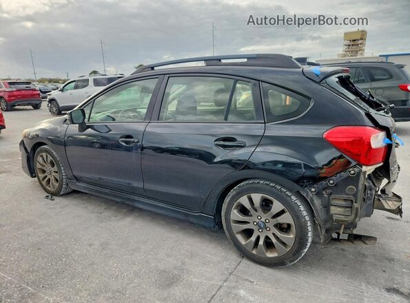 JF1GPAS60G8258392 2016 SUBARU IMPREZA Черный Задняя левая четверть