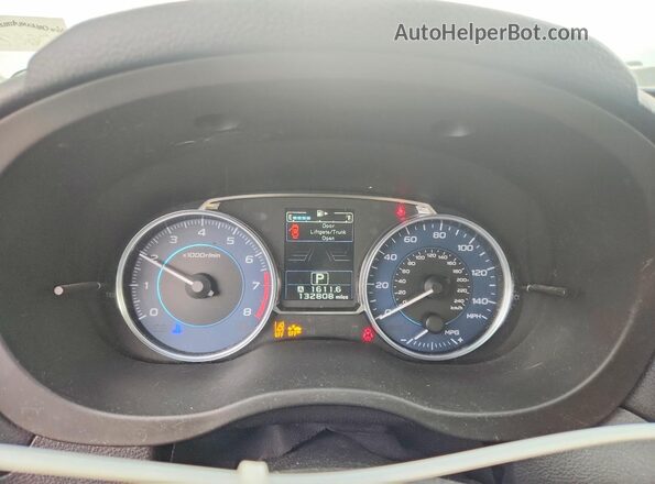 JF1GPAS60G8258392 2016 SUBARU IMPREZA Черный Вид щитка приборов