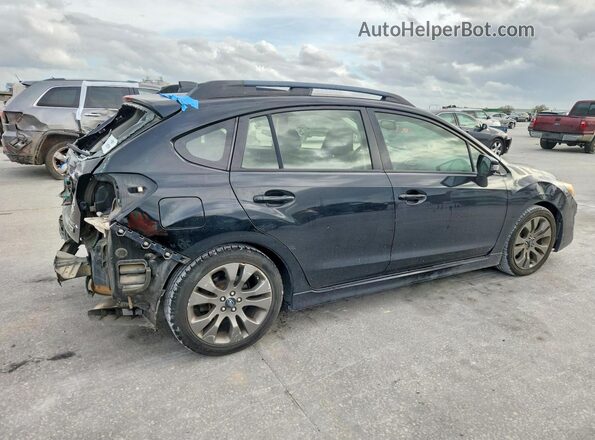 JF1GPAS60G8258392 2016 SUBARU IMPREZA Черный Задняя правая четверть