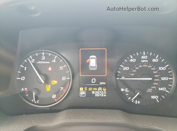 JF1GUABC9S8209005 2025 SUBARU IMPREZA Blue Вид щитка приладів
