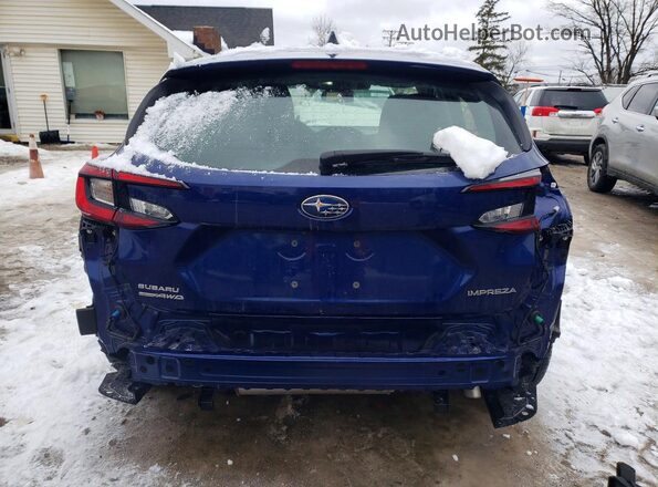 JF1GUABC9S8209005 2025 SUBARU IMPREZA Blue Вид ззаду