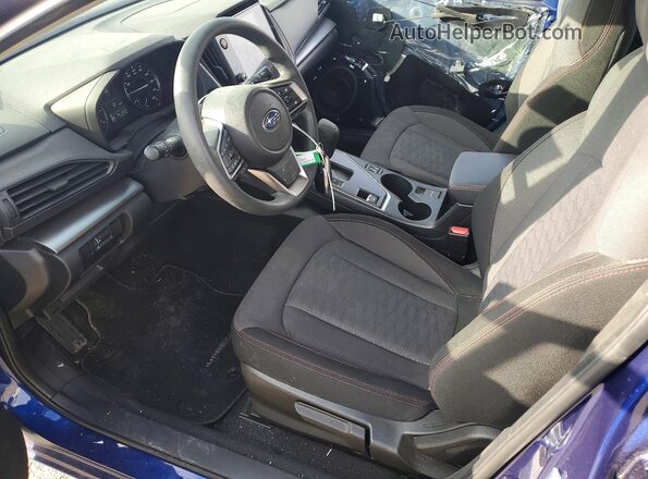 JF1GUAFC7R8330071 2024 SUBARU IMPREZA Blue Vista interior delantera