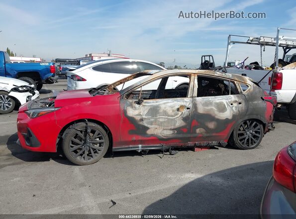 JF1GUHJC3R8336143 2024 SUBARU IMPREZA Красный Вид задней части салона