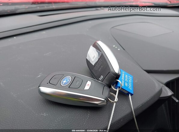 JF1GUHJC3T8203406 2026 SUBARU IMPREZA Red წინა პანელის ხედი