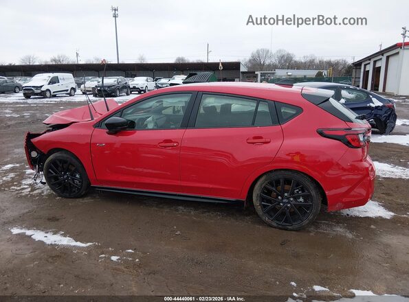 JF1GUHJC3T8203406 2026 SUBARU IMPREZA Red სალონის 360-გრადუსიანი ხედი