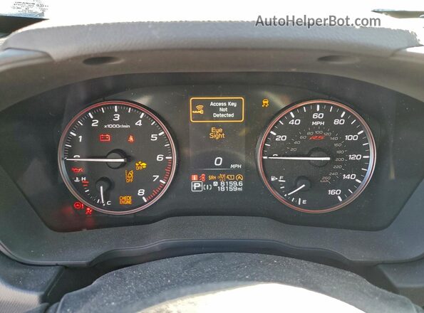 JF1GUHJC5S8213241 2025 SUBARU IMPREZA Gray Widok zestawu wskaźników