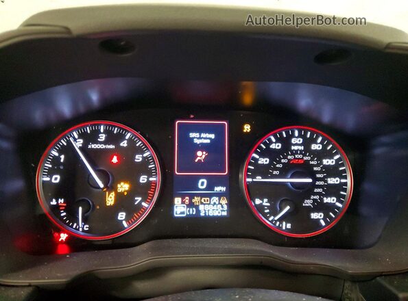 JF1GUHJC6R8305971 2024 SUBARU IMPREZA Black Widok zestawu wskaźników