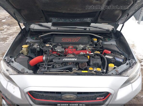 JF1VA2M62H9813205 2017 SUBARU WRX STI Silver Rear view
