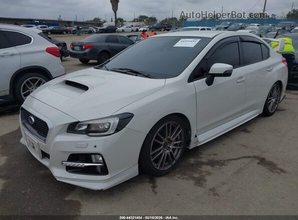 JF1VA2M62H9828951 2017 SUBARU WRX STI White Առջևի ձախ երեք քառորդ տեսարան