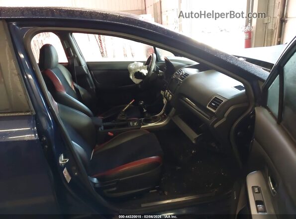 JF1VA2V62H9824283 2017 SUBARU WRX STI Blue Widok wnętrza z przodu