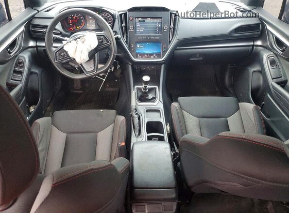 JF1VBAA63P9815104 2023 SUBARU WRX Black Вид панелі приладів