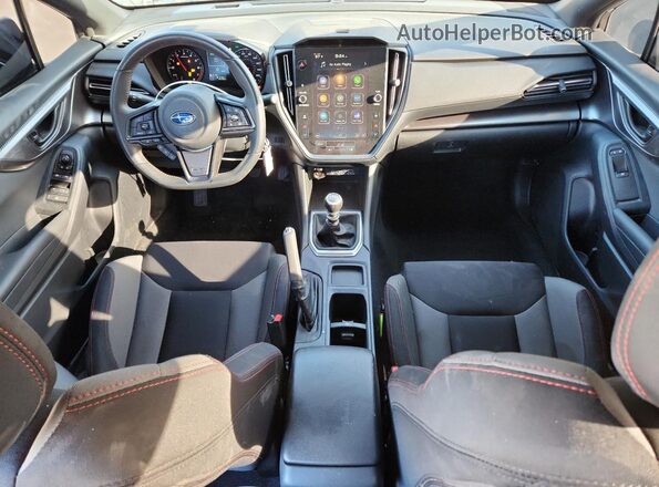 JF1VBAB62R9803608 2024 SUBARU WRX Black Dashboard view