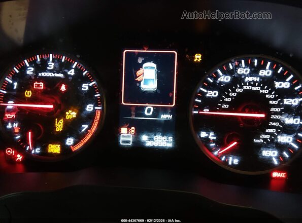 JF1VBAB64R9813167 2024 SUBARU WRX Black Widok tylnych siedzeń