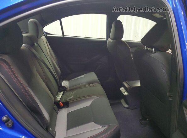 JF1VBAB64R9814920 2024 SUBARU WRX Blue Вид задніх сидінь