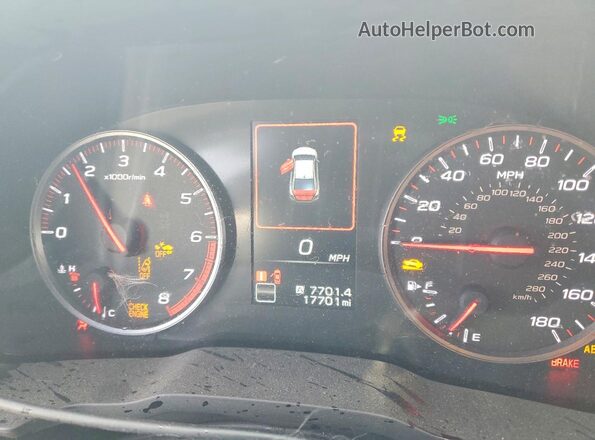 JF1VBAB67R9809713 2024 SUBARU WRX Red Widok zestawu wskaźników