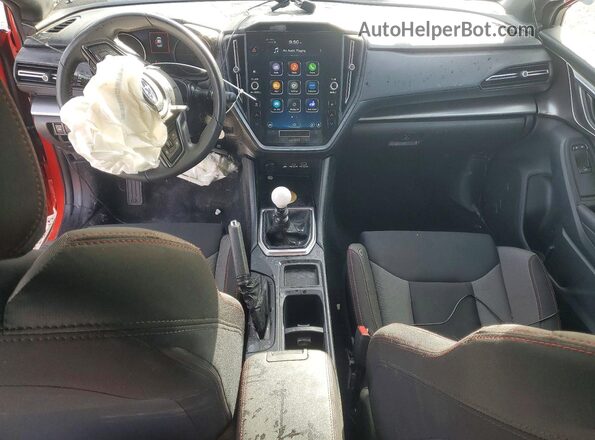 JF1VBAB67R9809713 2024 SUBARU WRX Red Widok deski rozdzielczej
