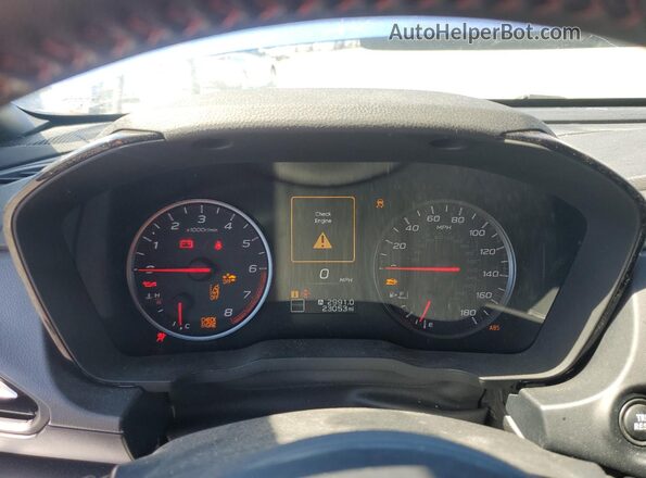 JF1VBAH61R9805583 2024 SUBARU WRX Blue Vista del cuadro de instrumentos