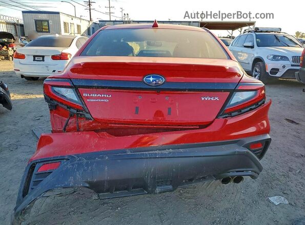 JF1VBAH67R8806789 2024 SUBARU WRX Red Widok z tyłu