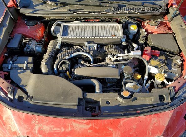 JF1VBAH67R8806789 2024 SUBARU WRX Red Widok wnętrza z tyłu