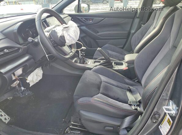 JF1VBAL65P9821502 2023 SUBARU WRX Charcoal Vista interior delantera