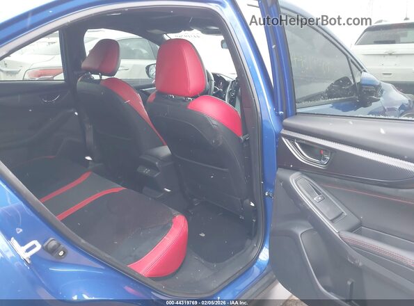 JF1VBAN61S9807764 2025 SUBARU WRX Blue Вид наклейки з VIN-кодом