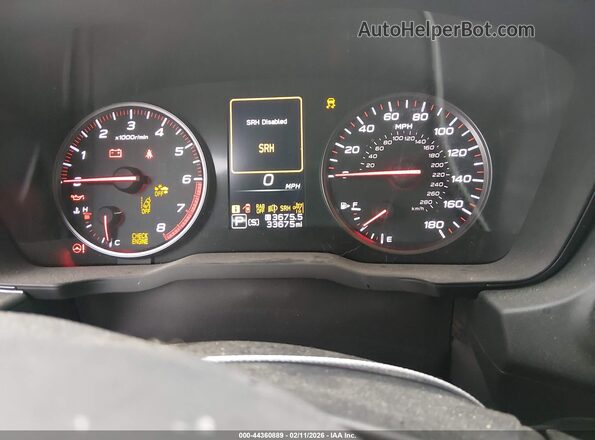 JF1VBAN63R8803022 2024 SUBARU WRX Red Widok tylnych siedzeń