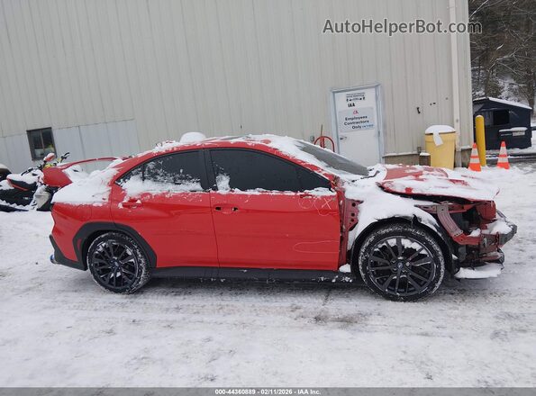 JF1VBAN63R8803022 2024 SUBARU WRX Red Widok wnętrza z tyłu