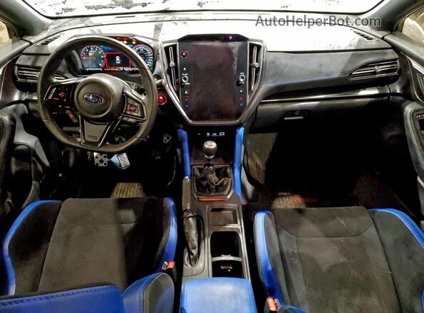 JF1VBAZ68S9800160 2025 SUBARU WRX Фиолетовый Вид панели приборов