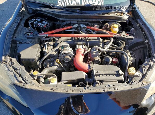 JF1ZCAC11G9603799 2016 SUBARU BRZ Black Vista del compartimento del motor