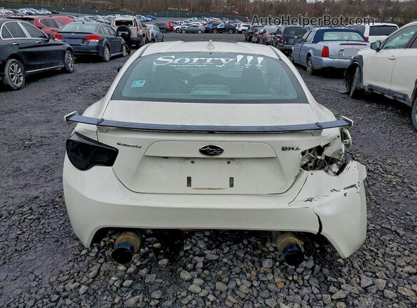 JF1ZCAC12H9603876 2017 SUBARU BRZ White Widok z tyłu