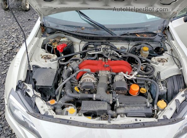 JF1ZCAC12H9603876 2017 SUBARU BRZ White Widok wnętrza z tyłu
