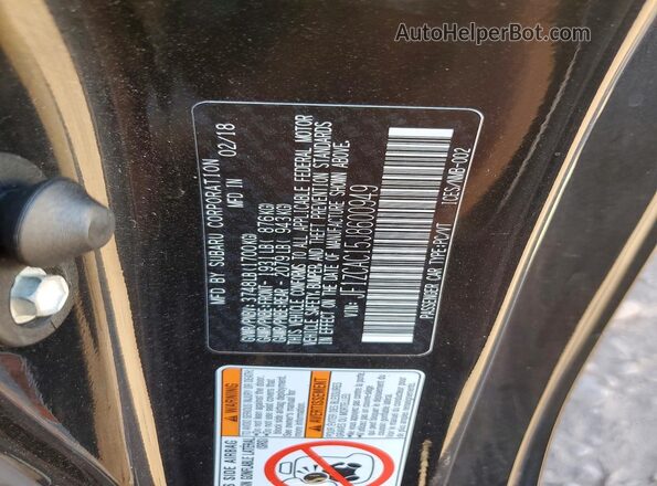 JF1ZCAC15J8600949 2018 SUBARU BRZ Black Вид підкапотного простору