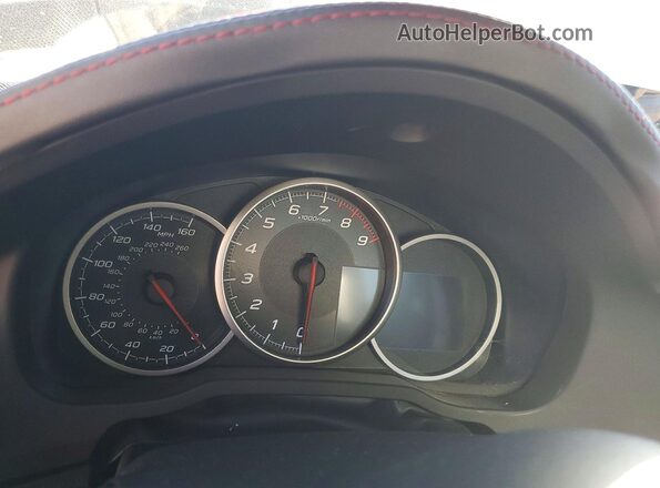 JF1ZCAC15J8600949 2018 SUBARU BRZ Black Вид щитка приладів