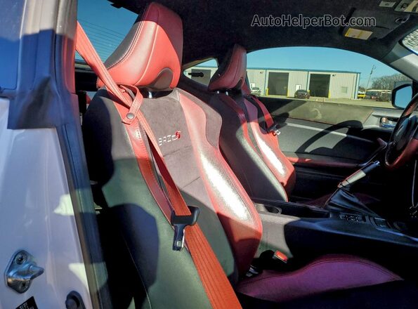 JF1ZCAD12L9700518 2020 SUBARU BRZ White უკანა სავარძლების ხედი