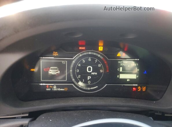JF1ZDBE10S8700765 2025 SUBARU BRZ Blue Instrument cluster view