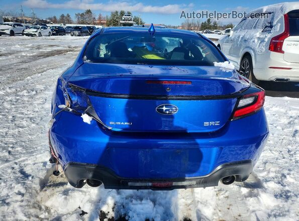 JF1ZDBE19N9701301 2022 SUBARU BRZ Blue Հետևի տեսք
