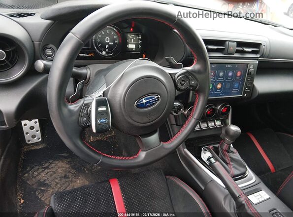 JF1ZDBF17N8700801 2022 SUBARU BRZ White Widok deski rozdzielczej
